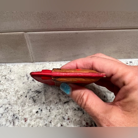 MCM Bi-color Card Holder with Dustbag & Box - Picture 9 of 11